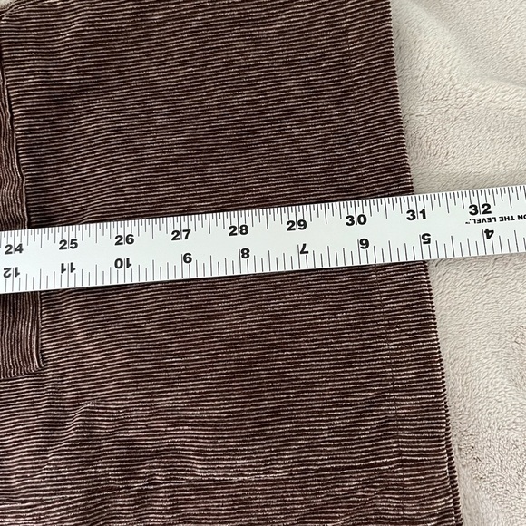 En Saison Route Mini Dress Zip Up Short Sleeve Brown Corduroy New Size XS - Picture 15 of 16